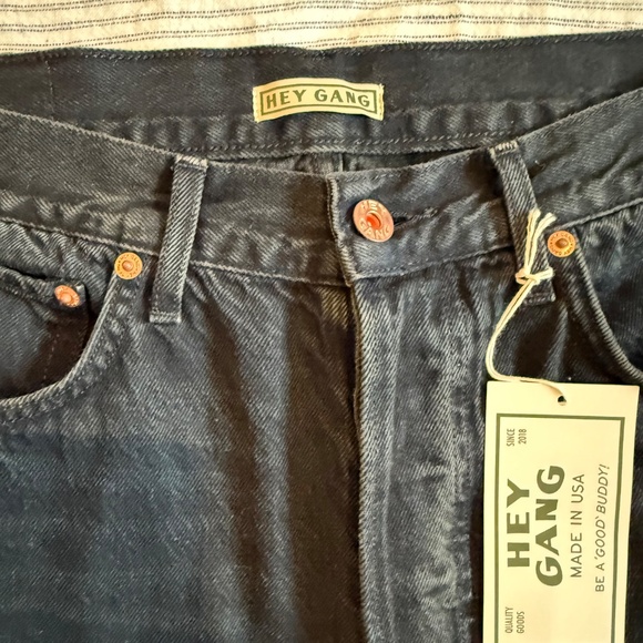 Hey Gang NWT The Loose Crop Washed Black, size 30 - Picture 6 of 7